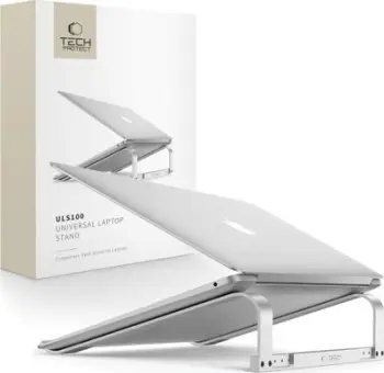 Mbajtëse laptopi Tech-Protect ULS100, alumini, deri 16", argjendtë