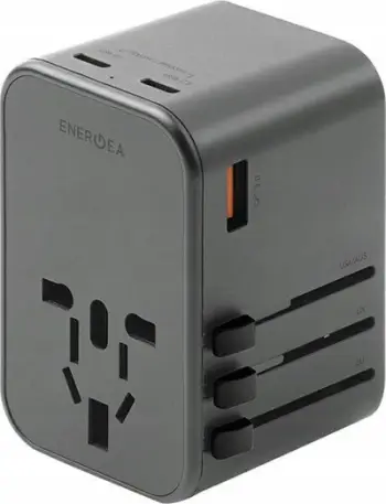Karikues udhëtimi Energea 4 in 1, 65W, 1x USB 2x USB C PD PPS QC 3.0, i bardhë