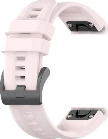 Rrip silikon për smartwatch Garmin Fenix 3 3HR 5X 6X 6X Pro 7X, 26 mm, rozë