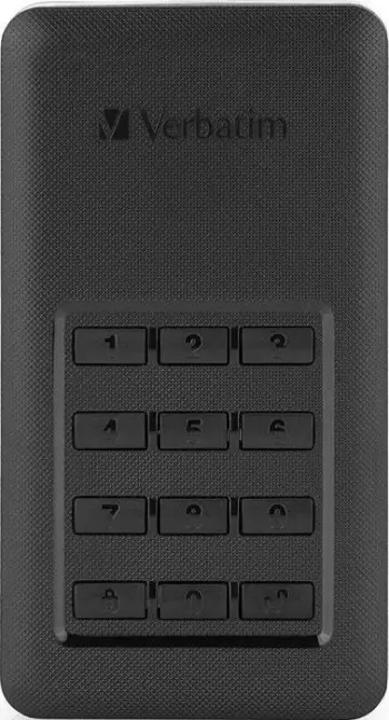 SSD portabël Verbatim Store n Go Keypad, 256GB, USB 3.1 USB C, gri