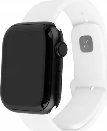 Rrip silikon sportiv FIXED për Apple Watch Ultra 49mm, i bardhë