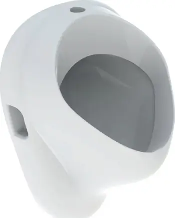 Urinal muri Geberit Felix, furnizim uji nga lart, dalje horizontale ose vertikale, i bardhë