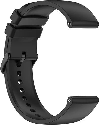 Rrip silikoni 4wrist për orë smart, i zi - 2
