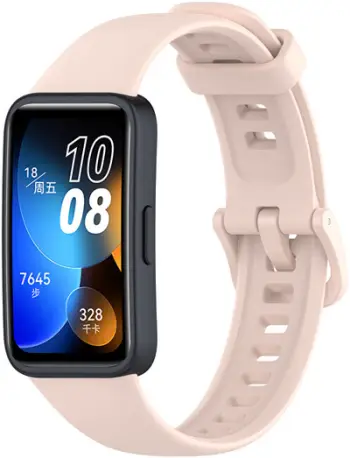 Rrip silikoni për Huawei Watch Band 10, 9, 8, rozë