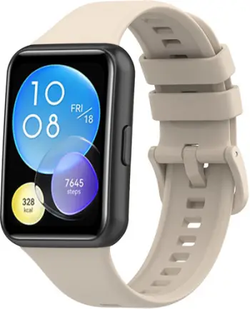 Rrip silikoni për Huawei Watch FIT 2 4wrist, bezhë