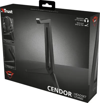 Mbajtëse kufjesh Trust GXT260 Cendor (22973), e zezë - 6