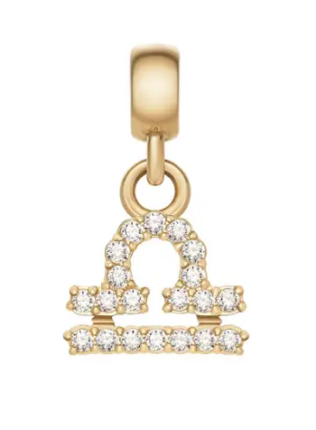 Pendant për varëse Daniel Wellington Libra Crystal Zodiac DW00400761, i artë