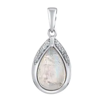 Pendant për varëse Silvego Moonstone, i argjendtë