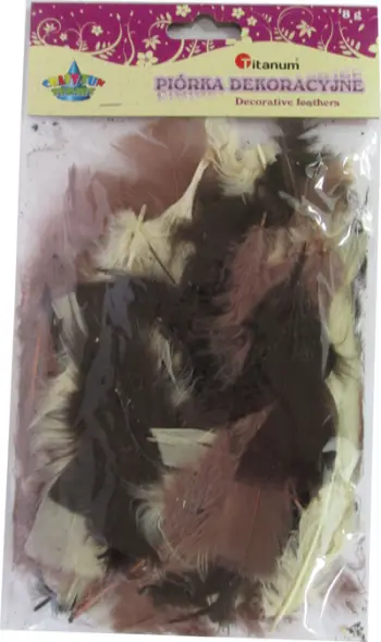 Pendë dekorative Titanum 338555, set 8 g, bezhë kafe
