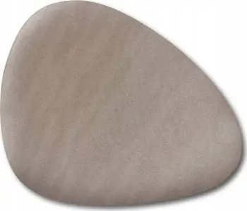 Naplajë tavoline Zeller Placemat, lëkurë sintetike, 34 x 42 cm, taupe metalik