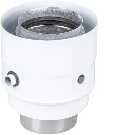 Adapter tubi SpiroFlex SX-TD80/110AAB, 80/110 në 80/125, i bardhë - 1