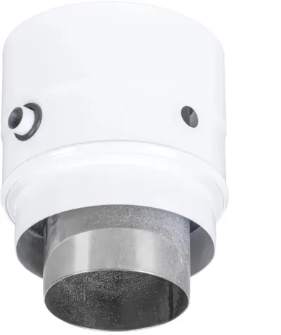 Adapter tubi SpiroFlex SX-TD80/110AAB, 80/110 në 80/125, i bardhë - 2