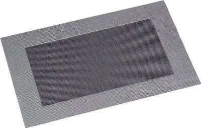 Napsë tavoline Napkina Double Sided, PVC, argjendtë me shkëlqim - 1