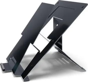 Mbajtëse laptopi R-Go Tools Riser Document, ergonomike, e palosshme, argjendi