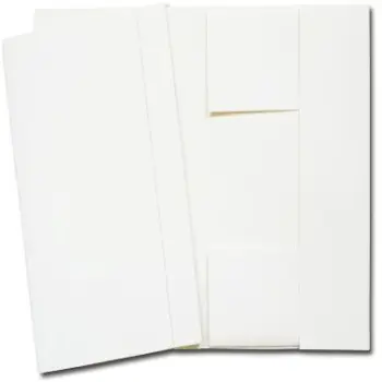 Dosje A4 Barbara Lux 0404000, karton 250g, paketim 10 copë, e bardhë