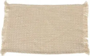 Napron tavoline Home Styling Collection Cotton Table Place Mat, 45x30cm, pambuk, bezhë natyrale
