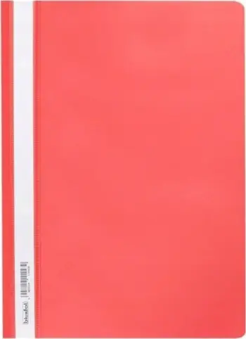 Dosje A4 Biurfol Soft PP, transparente, e kuqe