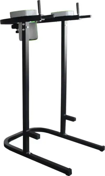 Stacion dips Master Multi-Functional, për ushtrime force, strukturë çeliku, i zi
