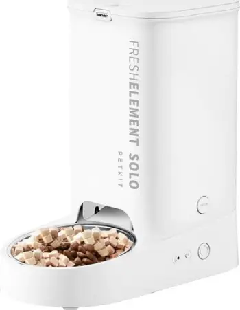 Ushqyes inteligjent për kafshë PetKit Fresh Element Solo D4 2, kontroll me aplikacion, USB, i bardhë