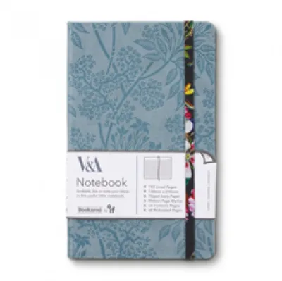V&a Bookaroo (a5) Journal Kilburn Black Floral - 1