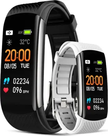 Rrip smartwatch universal për Xiaomi Samsung Realme Oppo, silikon, i zi