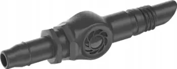 Lidhës ujitjeje Gardena Micro Drip, 4.6 mm 3/16", i zi