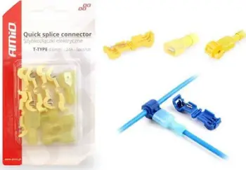 Lidhëse elektrike të shpejta Type T, 4–6mm², 24A, të verdha
