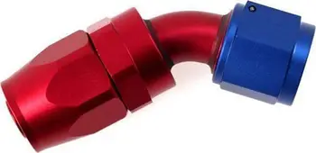 Adapter zorre TurboWorks Reusable Swivel Hose End 45°, AN12, alumin