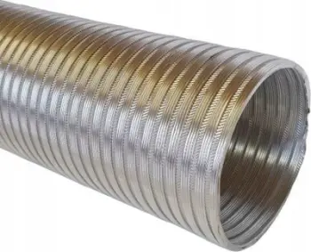 Gyp ventilimi Spiroflex VENT.AL. PIPE 80, diametër 80mm, gjatësi 2.7m, argjendtë