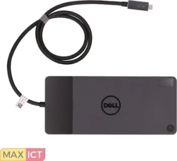 Adapter video Dell Thunderbolt në HDMI dhe DisplayPort, 4K, i zi