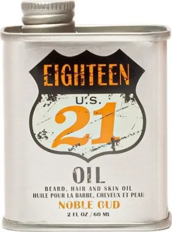 Vaj 18.21 Man Made Noble Oud, për mjekër flokë dhe lëkurë, 2oz