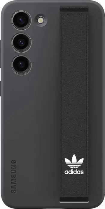 Rrip telefoni Samsung Adidas Originals GP-TOS911TLBBW, për Galaxy S23 S23 Plus S23 Ultra, i zi