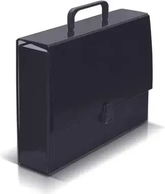 Dosje arkivimi VauPe Classic II 305/02, 8cm, me dorezë, e zezë