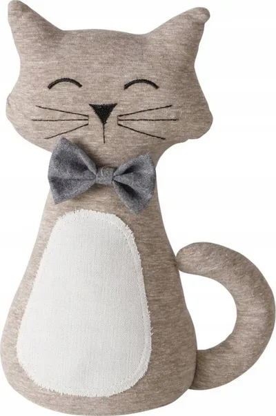Ndalesë dere Boltze Cat Block, 31 cm, poliester, gri - 1