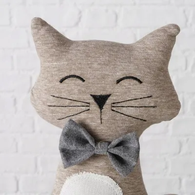 Ndalesë dere Boltze Cat Block, 31 cm, poliester, gri - 2