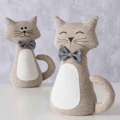 Ndalesë dere Boltze Cat Block, 31 cm, poliester, gri - 4