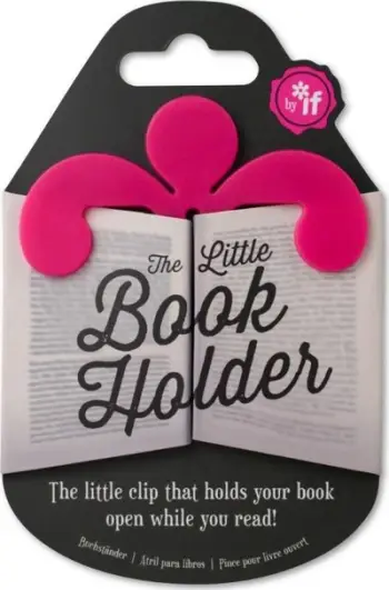 Mbajtëse libri That Company Called If The Little Book Holder, e vogël, rozë