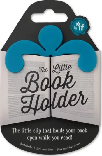 Mbajtëse libri Little Book Holder, e vogël, portative, blu