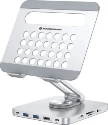 Stacion dokimi LevelOne Conceptronic DONN26G, 8 në 1, 100W PD, argjendtë