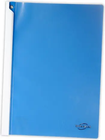 Dosje Clamp A4, polipropilen, 223 x 307 mm, blu