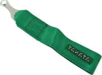 Rrip tërheqës dekorativ MTuning, Tow Hook Strap Takata, jeshile