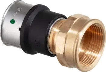 Adaptor femër për tub Vigega Smartpress MLCP 6712, 16mm, 3/4", bronz