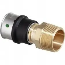 Adaptor i filetuar Viega Smartpress, 20mm, 3/4", bronz