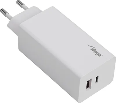 Karikues USB Akyga AK-CH-20, 100W, 2x USB-A USB-C, i bardhë - 1