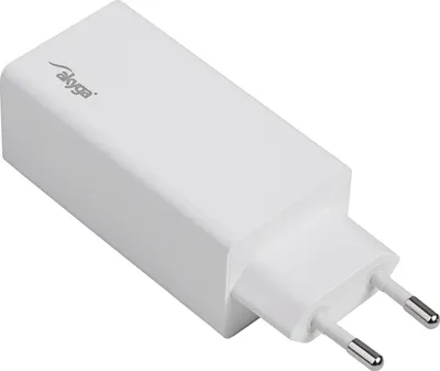 Karikues USB Akyga AK-CH-20, 100W, 2x USB-A USB-C, i bardhë - 3