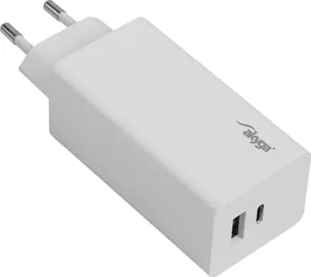 Karikues USB Akyga AK-CH-20, 100W, 2x USB-A USB-C, i bardhë