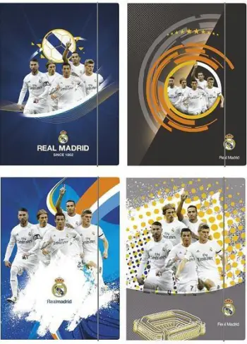 Dosje Astra Folder Real Madrid, A4, shumëngjyrëshe