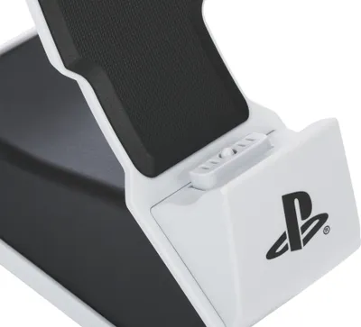 Stacion karikimi PowerA Single Charging Station për PS5 DualSense, USB, me dritë LED, i bardhë - 1