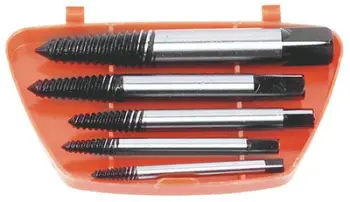 Set tërheqësish për vida të thyera Top Tools, 5 copë, të zeza/argjendta
