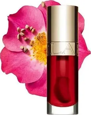 Vaj buzësh Clarins Lip Comfort Oil 10 Plum, 7ml, shkëlqim pasqyre, ngjyrë kumbulle